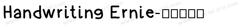 Handwriting Ernie字体转换